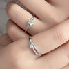 Wholesale Couple Ring 925 Sterling Silver Flower Open Ring With Branches Electroplated