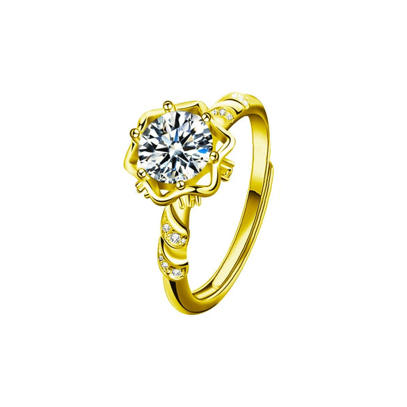 Wholesale Couple Ring 925 Sterling Silver Moissanite Heart Shape Set With Diamonds Minimalist Design