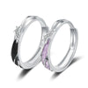 Wholesale Couple Ring Sterling Silver Unicorn Design Electroplated