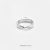 Wholesale Couple Rings Light Luxury High Tide Fashion Jewelry Copper Geometry Electroplated Platinum 18K Gold