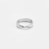 Wholesale Couple Rings Light Luxury High Tide Fashion Jewelry Copper Geometry Electroplated Platinum 18K Gold