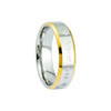 Wholesale Couple Rings Stainless Steel Geometric Electroplating With Letters Numbers Text