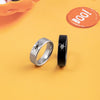 Wholesale Couple Rings Stainless Steel Hip Hop Style With Spider Web Animal And Zodiac Patterns Electroplated