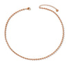 Wholesale Couple Style Light Luxury Geometric Stainless Steel Vacuum Plated Bead Necklace