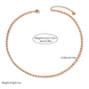 Wholesale Couple Style Light Luxury Geometric Stainless Steel Vacuum Plated Bead Necklace