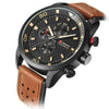 Wholesale Couple Watch Alloy Case Stainless Steel Clasp Genuine Leather Strap Round Dial Leisure Style