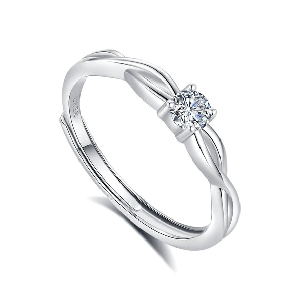 Wholesale Couple's Ring 925 Sterling Silver Dream Catcher Style With Diamond Design