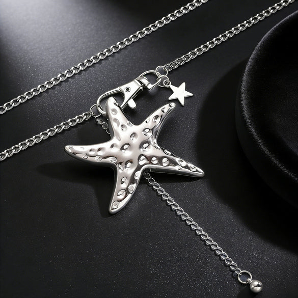 Wholesale Cowboy Style Zinc Alloy Fivepointed Star Waist Chain For Women