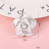 Wholesale Creative Alloy Jewelry Camellia Flower Pendant Electroplated For Female Mobile Phone Beauty Accessories