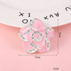 Wholesale Creative Alloy Jewelry Camellia Flower Pendant Electroplated For Female Mobile Phone Beauty Accessories