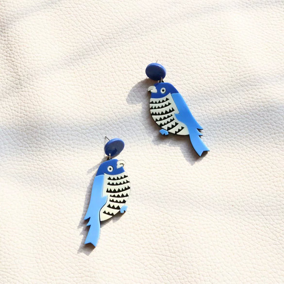 Wholesale Creative Funny Acrylic Bird Earrings For Women Simple Style With Animal Pattern