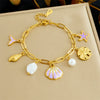 Wholesale Creative Ocean Series Electroplated Stainless Steel Animalshaped Bracelet Jewelry For Women