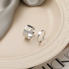 Wholesale Creative Punk Couple Ring Set Alloy Electroplated Peach Ring