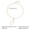 Wholesale Crescent Pendant Necklace For Women Light Luxury Fashion Stainless Steel Jewelry Pvd Furnace Vacuum Real Gold Plated