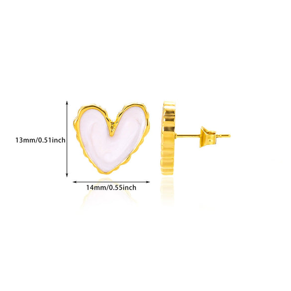 Wholesale Cross Earrings Stainless Steel Gold Plated Geometric Square Striped Jewelry Unisex