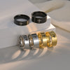 Wholesale Cross Jewelry Stainless Steel Geometric Ring With Electroplating