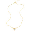 Wholesale Cross Madonna Pendant Necklace For Women Gold Plated Copper Geometric Shape Electroplated