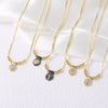 Wholesale Cross Madonna Pendant Necklace For Women Gold Plated Copper Geometric Shape Electroplated