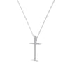 Wholesale Cross Necklace 925 Sterling Silver Geometric Electroplating Women's Neck Jewelry