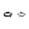 Wholesale Cross Silver Ear Buckle Earrings S925 Sterling Silver Electroplated Unisex Minimalist Hipster Style