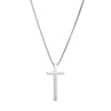 Wholesale Cross Titanium Steel And Pearl Sweater Chain In Ins Punk Style