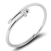 Wholesale Crosspattern Sticky Brick Stainless Steel Nail Bracelet