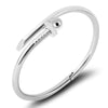 Wholesale Crosspattern Sticky Brick Stainless Steel Nail Bracelet