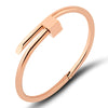 Wholesale Crosspattern Sticky Brick Stainless Steel Nail Bracelet