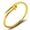 Wholesale Crosspattern Sticky Brick Stainless Steel Nail Bracelet
