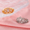 Wholesale Crown Ring Copper Diamondencrusted Zircon Electroplating Women's