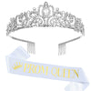 Wholesale Crown Zinc Alloy Crystal Electroplating Unisex Party Decoration