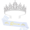 Wholesale Crown Zinc Alloy Crystal Electroplating Unisex Party Decoration
