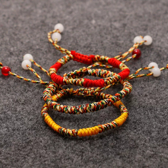 Wholesale Crystal Braided Bracelet With Diamond Knot Natural Style