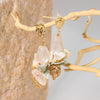 Wholesale Crystal Earrings Simple Natural Style Geometric Electroplating For Women