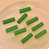 Wholesale Crystal Glass Long Square Straight Tube Beads Jewelry Making Materials For Earring Necklace Bracelet