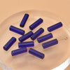 Wholesale Crystal Glass Long Square Straight Tube Beads Jewelry Making Materials For Earring Necklace Bracelet