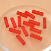 Wholesale Crystal Glass Long Square Straight Tube Beads Jewelry Making Materials For Earring Necklace Bracelet