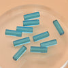 Wholesale Crystal Glass Long Square Straight Tube Beads Jewelry Making Materials For Earring Necklace Bracelet