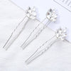 Wholesale Crystal Hairpin For Women With Leaf Design