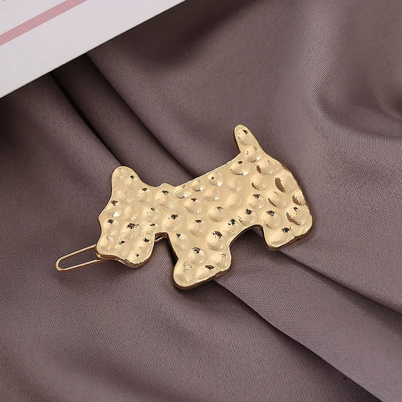 Wholesale Crystal Rhinestone Plaid Animal Frog Clip Hairpin For Women And Female Dog Pets