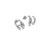 Wholesale Cshaped Geometric Earrings For Women Copper Plated 18K Gold Electroplating