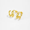 Wholesale Cshaped Geometric Earrings For Women Copper Plated 18K Gold Electroplating
