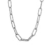 Wholesale Cuban Chain Necklace In Fashionable Style With Geometric Pattern Made Of Stainless Steel And Titanium Steel Electroplated