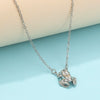 Wholesale Cute Animal Frog Pendant Necklace Copper Electroplating