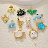Wholesale Cute Animal Pendant Copper Oil Drops Diy Accessories