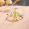 Wholesale Cute Animal Zodiac Turtle Copper Electroplated Ring For Women