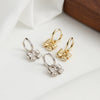 Wholesale Cute Bow Earrings S925 Silver Electroplated For Women