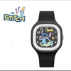 Wholesale Cute Cartoon Square Plastic Case And Silicone Strap Quartz Watch