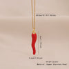 Wholesale Cute Fruit Pendant Stainless Steel And Copper Jewelry With Dripping Oil Processing For Women