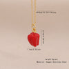 Wholesale Cute Fruit Pendant Stainless Steel And Copper Jewelry With Dripping Oil Processing For Women